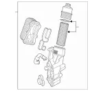 1331800210 - : Oil Filter Housing for Mercedes-Benz Image