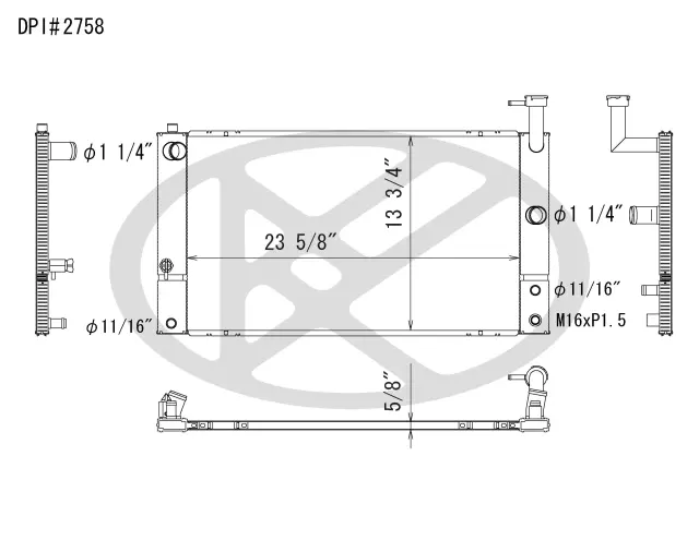 A2758 - : Koyorad Radiator for Koyo Image