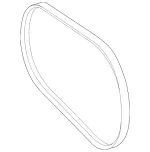 29935096 - : V-Ribbed Belt for Mercedes-Benz Image