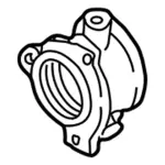 F81Z6N696BA - Engine: Tube Assembly for Ford: Excursion, F-250, F-250 Super Duty, F-350 Super Duty, F-450 Super Duty, F-550 Super Duty Image