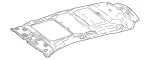 21369048068W31 - Body: Headliner for Mercedes-Benz Image