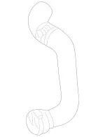 2305013382 - : Upper Hose for Mercedes-Benz Image