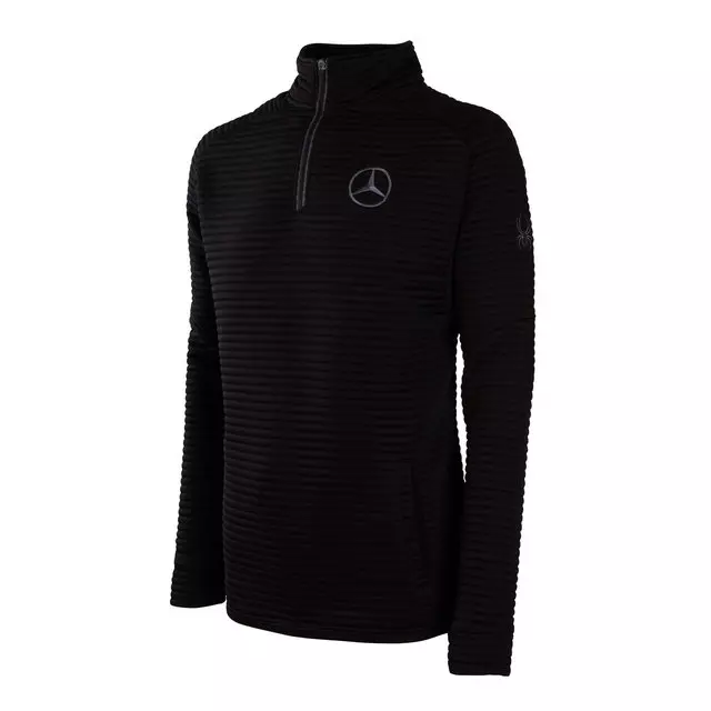 152065102 - : Mer Mens Spyder Capture Quarter-Zip Flee for Mercedes-Benz Image