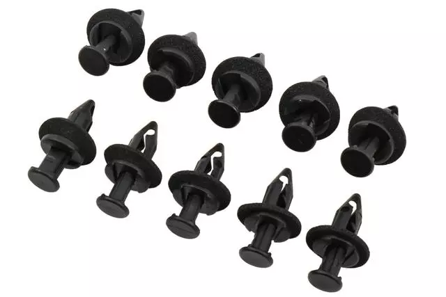 11561878 - Cooling System: Upper Panel Retainer for Buick: Century, LaCrosse, LeSabre, Park Avenue, Rainier, Regal, Verano | Cadillac: Escalade, Escalade ESV, Escalade EXT, Seville, XTS | Chevrolet: Avalanche, Avalanche 1500, Avalanche 2500, Camaro, Colorado, Corvette, HHR, Impala, Monte Carlo, Silverado 1500, Silverado 1500 Classic, Silverado 1500 HD, Silverado 1500 HD Classic, Silverado 2500, Silverado 2500 HD, Silverado 2500 HD Classic, Silverado 3500, Silverado 3500 Classic, Silverado 3500 HD, Suburban 1500, Suburban 2500, Tahoe, Trailblazer, Trailblazer EXT | GMC: Canyon, Envoy, Envoy XL, Envoy XUV, Sierra 1500, Sierra 1500 Classic, Sierra 1500 HD, Sierra 1500 HD Classic, Sierra 2500, Sierra 2500 HD, Sierra 2500 HD Classic, Sierra 3500, Sierra 3500 Classic, Sierra 3500 HD, Yukon, Yukon XL 1500, Yukon XL 2500 | Oldsmobile: Aurora, Bravada | Pontiac: Bonneville, Firebird, Grand Prix, Trans Sport | Saturn: L100, L200, L300, LS, LS1, LS2, LW1, LW2, LW200, LW300, SC, SC1, SC2, SL, SL1, SL2, SW1, SW2 Image