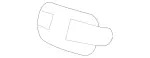 20569204211B88 - Body: Upper Quarter Trim Cover for Mercedes-Benz Image