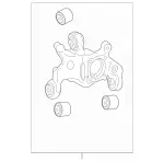 1763500500 - : Wheel Carrier for Mercedes-Benz: GLA250 Image