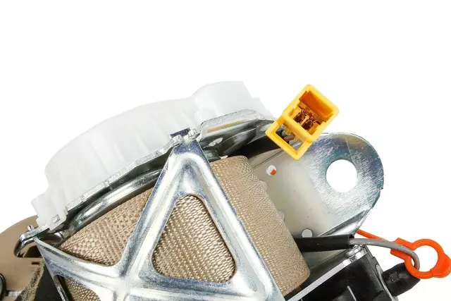 19260198 - : Light Cashmere Driver Seat Belt with Retractor and Pre-Tensioner for Chevrolet: Silverado 2500 HD, Silverado 3500 HD | GMC: Sierra 2500 HD, Sierra 3500 HD Image