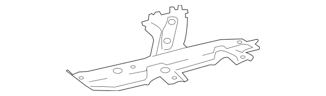 2046100810 - Substructure: Longitudinal Member for Mercedes-Benz: C250, C300, C350, C63 AMG, E550, GLK250, GLK350 Image image