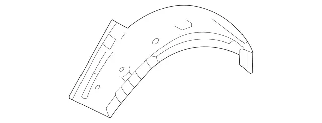 2906307300 - : Wheel Well for Mercedes-Benz: AMG GT 43, AMG GT 53, AMG GT 63, AMG GT 63 S, AMG GT 63 S E Performance Image