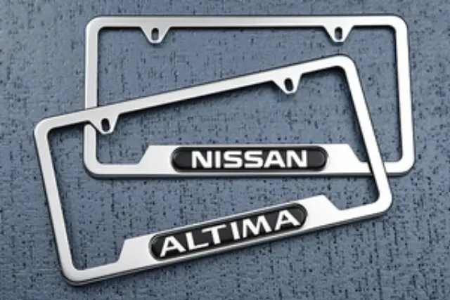 999MBUV000 - Exterior: License Plate Frames - Altima Logo - Coupe for Nissan: Altima Image