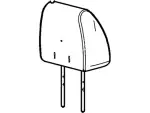 6L3Z16611A08AA - Body: Headrest for Lincoln: Mark LT Image