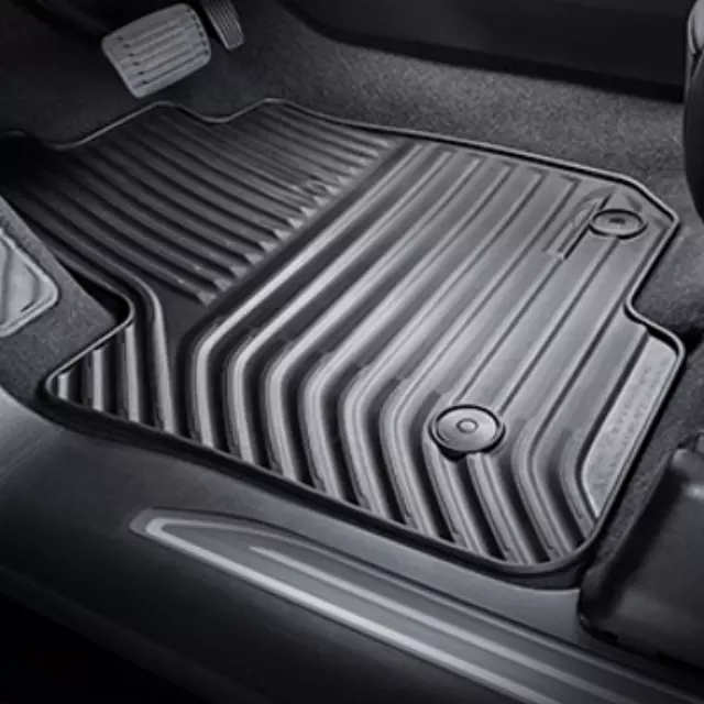 84521603 - Interior: Floor Mats, All-Weather for Chevrolet: Silverado 1500, Silverado 1500 LTD, Silverado 2500 HD, Silverado 3500 HD | GMC: Sierra 1500, Sierra 1500 Limited, Sierra 2500 HD, Sierra 3500 HD Image