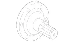 6393300601 - : Output Shaft for Mercedes-Benz Image