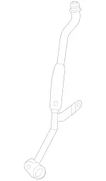 256180002264 - : Oil Return Line for Mercedes-Benz Image