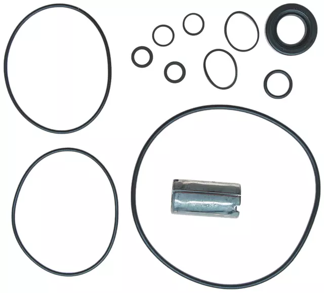 36350390 - Steering: Power Steering Pump Rebuild Kit for Buick: Century, Commercial Chassis, Electra, LeSabre, Regal, Riviera, Roadmaster, Skylark | Cadillac: Brougham, Commercial Chassis, DeVille, Eldorado, Escalade, Escalade ESV, Escalade EXT, Fleetwood, Seville | Chevrolet: Astro, Avalanche, Avalanche 1500, Avalanche 2500, Blazer, C/K Pickup, C1500, C2500, C3500, Camaro, Caprice, Celebrity, Citation II, Commercial Chassis, El Camino, Express 1500, Express 2500, Express 3500, G10, G20, G30, Impala, K1500 Pickup, K2500 Pickup, K3500 Pickup, K5 Blazer, Monte Carlo, P20, P30, R10, R20, R2500, R30, R3500, S10, S10 Blazer, Silverado 1500, Silverado 1500 Classic, Silverado 1500 HD, Silverado 1500 HD Classic, Silverado 2500, Silverado 2500 HD, Silverado 2500 HD Classic, Silverado 3500, Silverado 3500 Classic, Silverado 3500 HD, Suburban 1500, Suburban 2500, Suburban C10, Suburban C1500, Suburban C20, Suburban C2500, Suburban K10, Suburban K1500, Suburban K20, Suburban K2500, Suburban R10, Suburban R1500, Suburban R20, Suburban R2500, Suburban V10, Suburban V1500, Suburban V20, Suburban V2500, Tahoe, V10, V20, V30, V3500 | Chrysler: E Class, Executive Limousine, Executive Sedan, Fifth Avenue, Grand Voyager, Laser, LeBaron, New Yorker, TC Maserati, Town &amp; Country | Dodge: 600, Aries, B150, B1500, B250, B2500, B350, B3500, Caravan, Charger, D100, D150, D250, D350, Dakota, Daytona, Diplomat, Durango, Dynasty, Grand Caravan, Lancer, Mini Ram, Omni, Ram 1500, Ram 1500 Van, Ram 2500, Ram 2500 Van, Ram 3500, Ram 3500 Van, Ramcharger, Rampage, Shadow, Spirit, W100, W150, W250, W350 | Ford: E-150 Econoline, E-150 Econoline Club Wagon, E-250 Econoline, E-250 Econoline Club Wagon, E-350 Club Wagon, E-350 Econoline, E-350 Econoline Club Wagon, E-350 Super Duty | GMC: C1500 Pickup, C2500 Pickup, C3500 Pickup, Caballero, G1500, G2500, G3500, Jimmy, Jimmy S15, K1500 Pickup, K2500 Pickup, K3500 Pickup, P2500, P3500, R1500 Pickup, R2500 Pickup, R3500 Pickup, S15, Safari, Savana 1500, Savana 2500, Savana 3500, Sierra 1500, Sierra 1500 Classic, Sierra 1500 HD, Sierra 1500 HD Classic, Sierra 2500, Sierra 2500 HD, Sierra 2500 HD Classic, Sierra 3500, Sierra 3500 Classic, Sierra 3500 HD, Sonoma, Suburban C1500, Suburban C2500, Suburban K1500, Suburban K2500, Suburban R1500, Suburban R2500, Syclone, Typhoon, V1500, V1500 Suburban, V2500, V2500 Suburban, V3500, Yukon, Yukon XL 1500, Yukon XL 2500 | Hummer: H1, H2 | Isuzu: Hombre, Pickup, Rodeo, Trooper | Jaguar: Vanden Plas, XJ6, XJS | Jeep: Cherokee, CJ7, Comanche, Grand Wagoneer, J10, J20, Scrambler, Wagoneer, Wrangler | Nissan: Maxima | Oldsmobile: 98, Bravada, Custom Cruiser, Cutlass Calais, Cutlass Ciera, Cutlass Salon, Cutlass Supreme, Delta 88, Omega, Toronado | Pontiac: 6000, Bonneville, Firebird, Grand Prix, Parisienne, Phoenix, Safari | Saab: 900 | Volkswagen: Jetta, Rabbit | Volvo: 242, 244, 245, 740, 745, 760, 780 Image