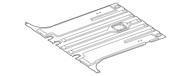 4636181961 - Substructure: Rear-End Floor for Mercedes-Benz: G55 AMG, G550, G550 4x4, G63 AMG, G65 AMG Image image