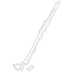 21369006067P82 - Body: Lower Quarter Trim for Mercedes-Benz Image