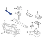 PR3Z17A954A - : Tow Hook for Ford: Mustang Image