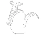 2926306700 - Side Walls: C-Pillar for Mercedes-Benz Image