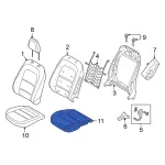 LJ6Z78632A23E - Body: Seat Cushion Pad for Ford: Escape Image