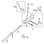 7L3Z3C529F - Steering: Steering Column for Ford: F-150, F-150 Heritage | Lincoln: Mark LT Image