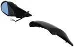 955892 - : Side View Mirror Left Power, with Memory, Foldaway; Black for Dorman Image
