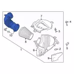 KR3Z9B659B - : 2020-2022 Ford Mustang - Engine Air Intake Hose for Ford: Mustang Image