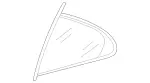 2117300355 - Rear Doors: Window for Mercedes-Benz Image