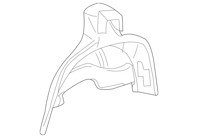 2206300369 - : Wheel Well for Mercedes-Benz: S430, S55 AMG Image