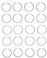 S76214STD - : Engine Piston Ring Set for Enginetech Image