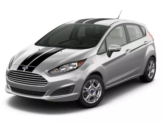 VGA6Z6320000C - Exterior: Dual Over The Top Stripe - Matte Black for Ford: Fiesta Image