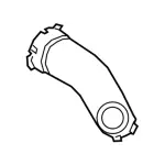 KB3Z6C646F - Cooling System: Inlet Tube for Ford Image