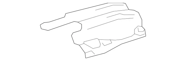 2036820571 - Exhaust System: Shielding for Mercedes-Benz: 180C, C230, C240, C280, C32 AMG, C320, C350, C55 AMG, CLK320, CLK350, CLK500, CLK55 AMG, CLK550, CLK63 AMG Image image