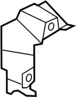 215545CA5A - Cooling System: Air Guide for Infiniti Image