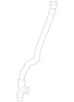 2235013501 - : Coolant Hose for Mercedes-Benz: 350SD, Maybach S580, Maybach S680, S500, S580, S580e, S63 AMG E Performance Image