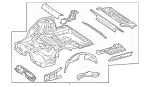 2136102003 - Substructure: Rear-End Floor for Mercedes-Benz Image