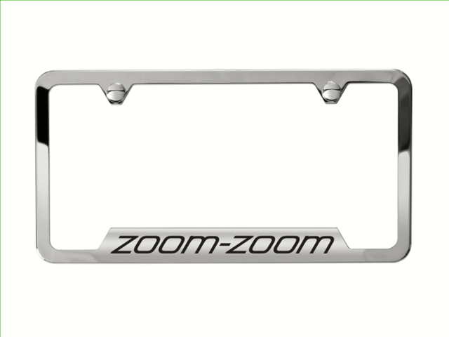 83N35 - Exterior: License Plate Frame - Cx-9 Logo - Polished for Mazda: CX-9 Image