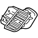 BG1Z19893AA - Body: Louver for Ford Image