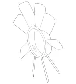 113200022364 - : Fan for Mercedes-Benz Image