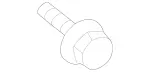 910143006005 - : 1960-2026 Mercedes-Benz - Hexalobular Screw for Mercedes-Benz: 180C, C230, C240, C280, C32 AMG, C320, C350, C350e, CLA45 AMG, CLA45 AMG S, CLK320, CLK350, CLK500, CLK55 AMG, CLK550, CLK63 AMG, CLS550, E300, E320, E350, E420, E430, E500, E55 AMG, E550, G500, G55 AMG, G550, G580, G63 4x4 Squared AMG, G63 AMG, GLA45 AMG, GLC300, GLE350, GLE450, GLE450e, GLE53 AMG, GLE580, GLE63 AMG S, GLS450, GLS580, GLS63 AMG, Maybach GLS600, ML450, S430, S55 AMG, SLR McLaren Image