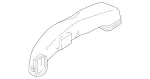 2538316100 - Heating and Ventilation: Air Duct for Mercedes-Benz Image