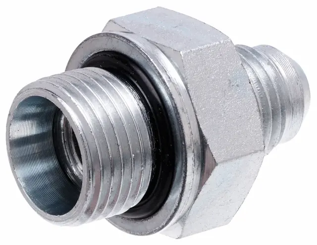 G633501208 - : Male DIN 24 Cone - Light Series to Male JIC 37 Flare (Metric Conversion) for Gates Image
