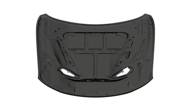 68442519AA - Body Sheet Metal Except Doors: Hood Panel for Jeep: Grand Cherokee, Grand Cherokee WK Image