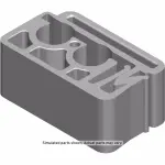 11547562 - : Front Brake and Brake Pressure Modulator Valve Master Cylinder Reservoir Front Pipe Clip for GM Image