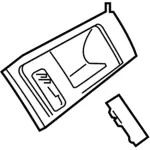 DG1Z5406202AA - : Instrument Panel Storage Compartment for Ford: Police Interceptor Sedan, Special Service Police Sedan Image