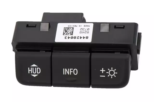Black Head-Up Display Switch - GM (84428043)