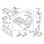 ML3Z15045G34FA - : Top Panel Mat for Ford: F-150, F-150 Lightning Image