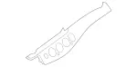 2386809200 - : Trim Bar for Mercedes-Benz Image