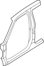 760220W034 - Body: Aperture Panel for INFINITI: QX4 Image