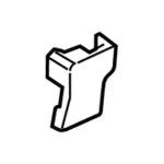 DT1Z1761693JA - Body: Latch Cover for Ford: Transit Connect Image